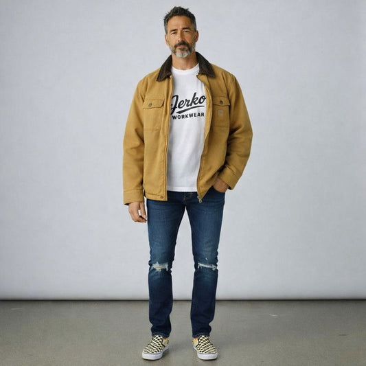 Jerko Script Logo T Shirt White